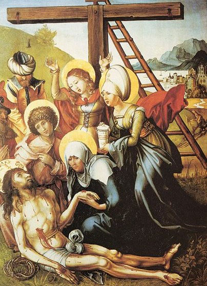 Die sieben Schmerzen Maria, Mitteltafel